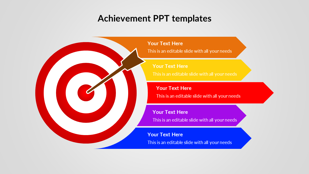 achievement ppt templates